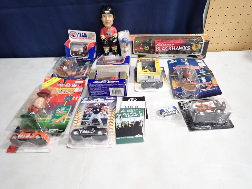 Sports Collectibles incl Headlines Figure, Model Vehicles, Toy Zamboni, etc New in Package (1 of 4)