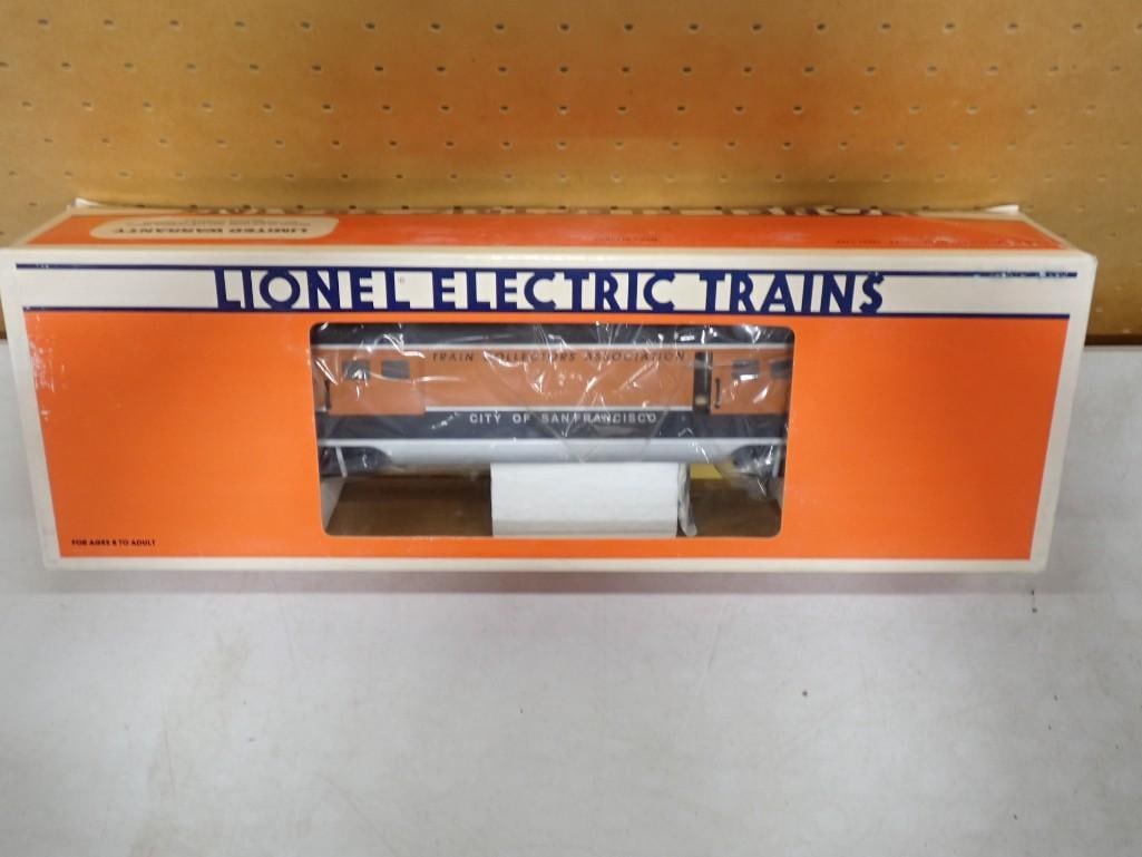 Lionel Train Collectors Association City of San Francisco O Scale Train with Box: Lionel Train Collectors Association City of San Francisco O Scale Train with Box