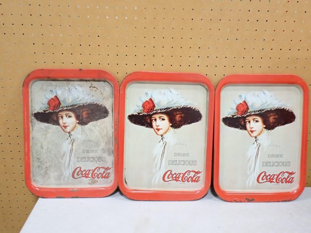3 Coca Cola Trays (1 of 3)