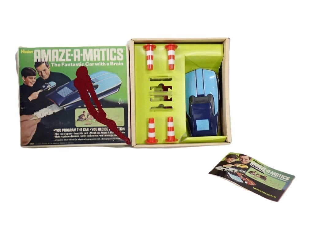 Vintage Hasbro Amaze-A-Matics Fantastic Car with a Brain with original box and instructions: Vintage Hasbro Amaze-A-Matics Fantastic Car with a Brain with original box and instructions