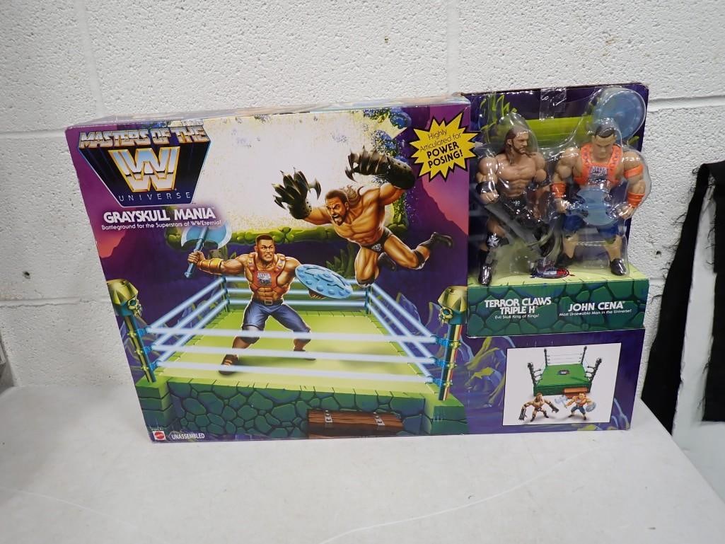 Masters of the Universe W Graskull Mania Toy Wrestling Set with John Cena and Terror Claws Triple H (1 of 9)
