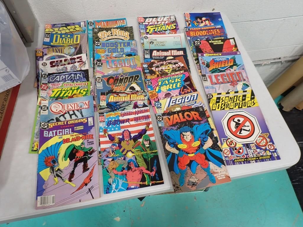 Assorted Comic Book Lot including The Ring, El Diablo, Atari Force, The Question, Valor, Valor, etc (1 of 7)
