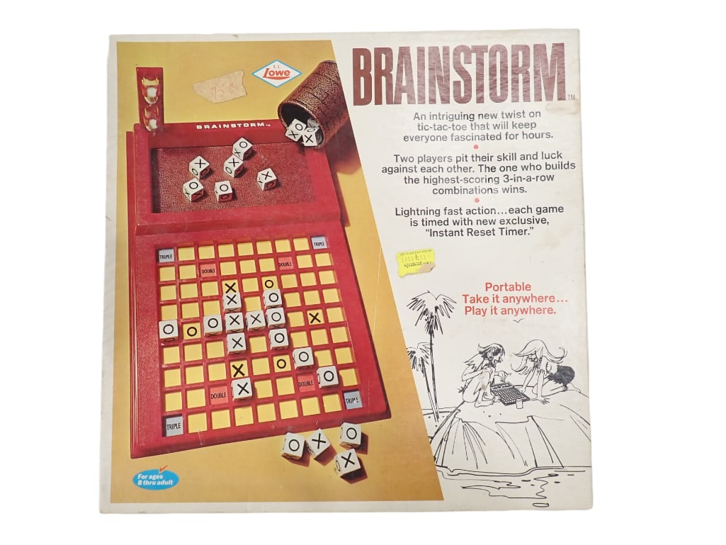 Vtg 1972 Brainstorm Board Game by E.S. Lowe (1 of 9)