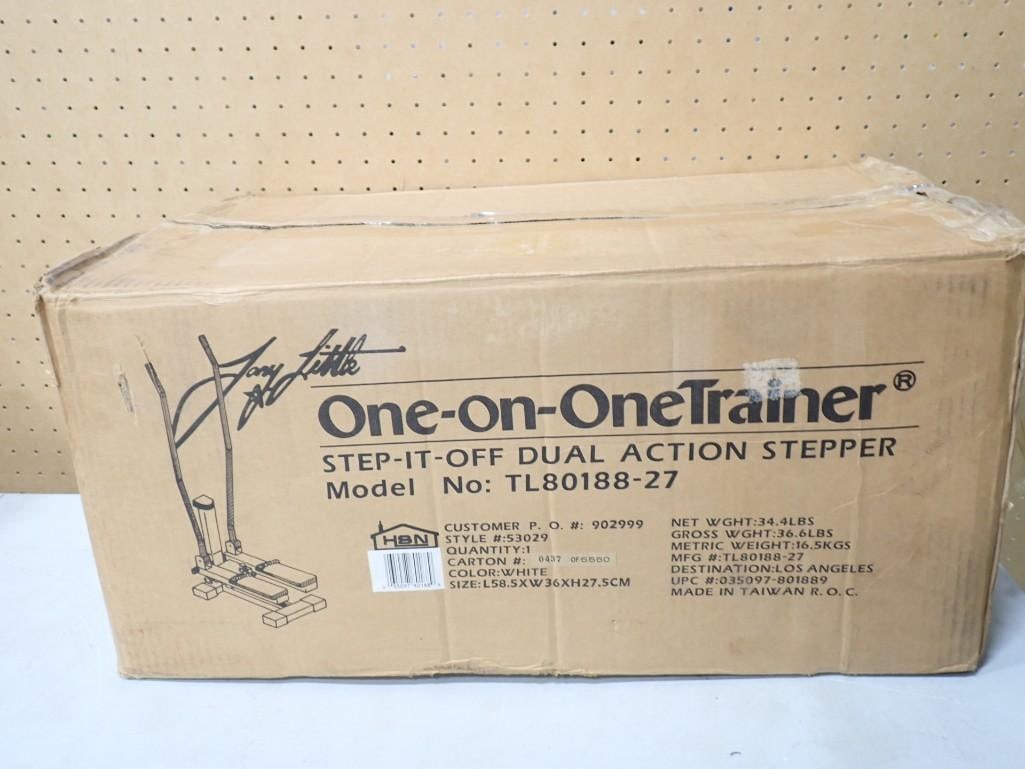 New in Open Box Tony Little One-On-One Trainer - Dual Action Stepper TL80188-27 in White: New in Open Box Tony Little One-On-One Trainer - Dual Action Stepper TL80188-27 in White