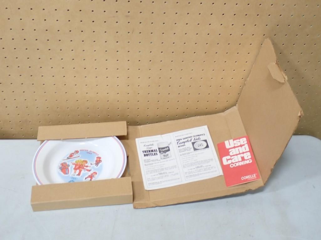 Campbell's Office Soup Winter Olympics Sarajevo '84 Corelle Bowl in Original Box (1 of 8)