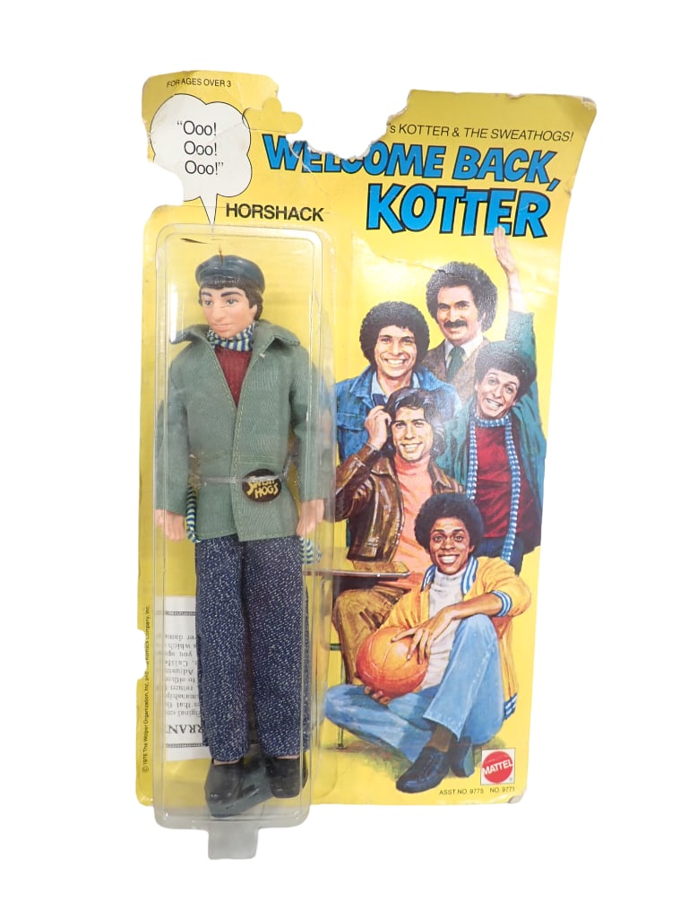 Vtg 1970s Welcome Back Kotter Horshack 9" Figure Mattel in Original But Damaged Package: Vintage 1970s Welcome Back Kotter Horshack 9" Figure Mattel in Original But Damaged Package