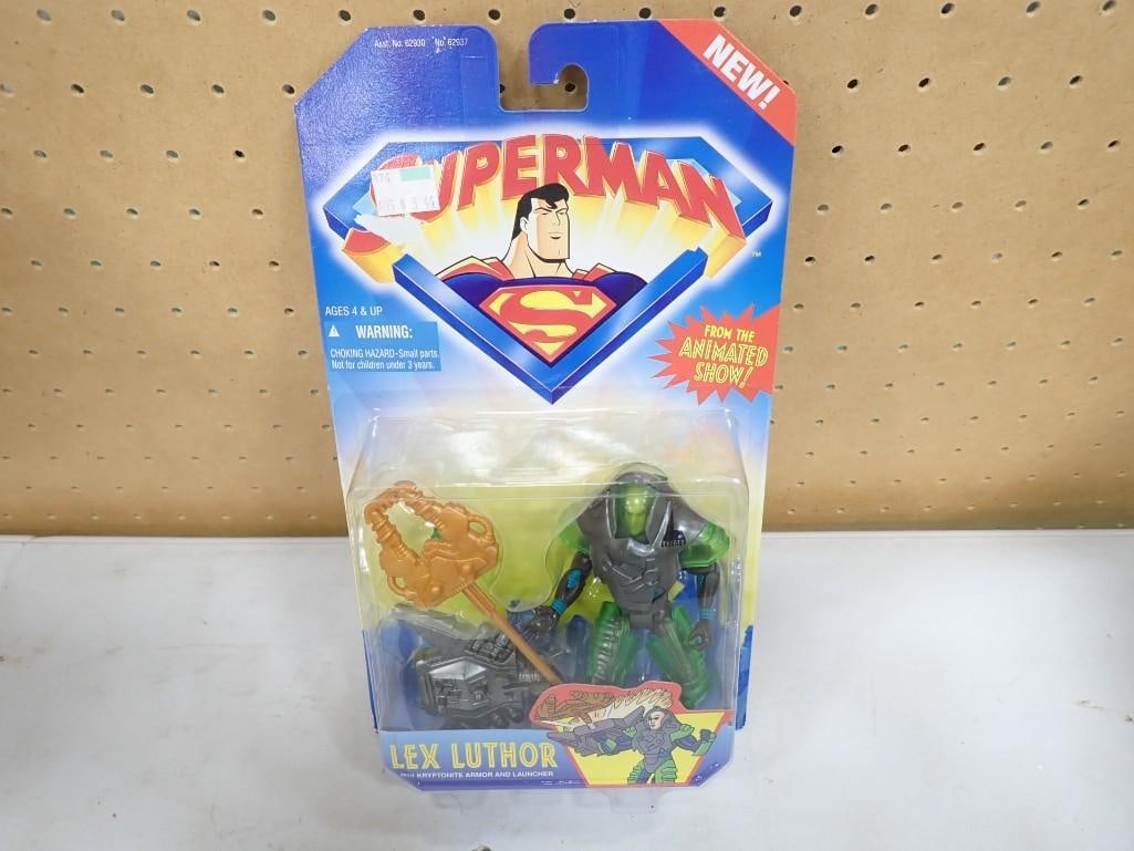 Superman Lex Luthor Action Figure by Kenner New on Card (1 of 10)