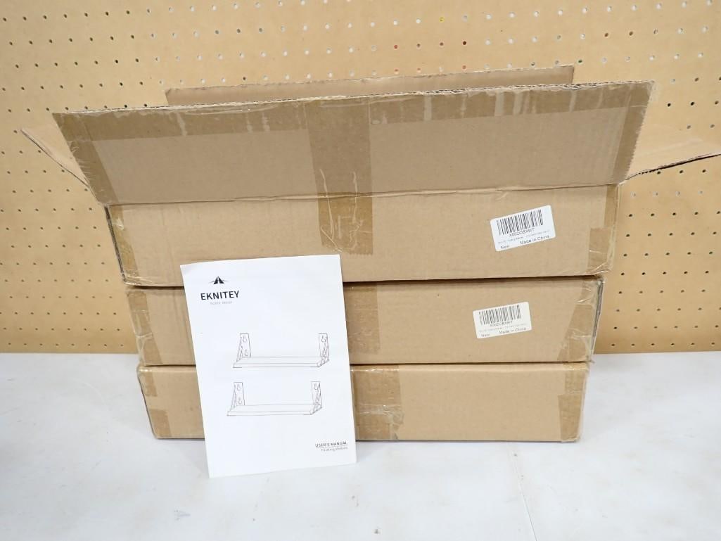 3 Sets of 2 Floating Shelves Wall Shelves New in Boxes (1 of 6)