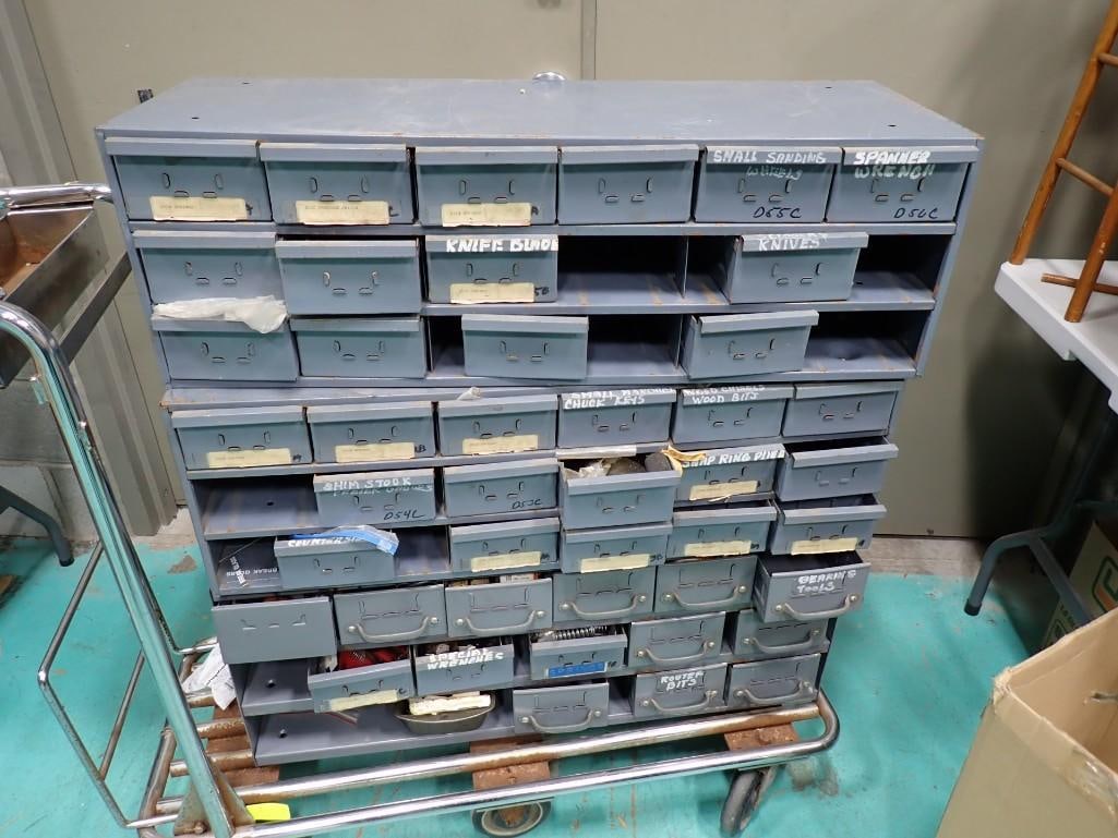 3 Stackable Pressed Steel Tool Chests full of assorted Tools / Hardware (1 of 18)