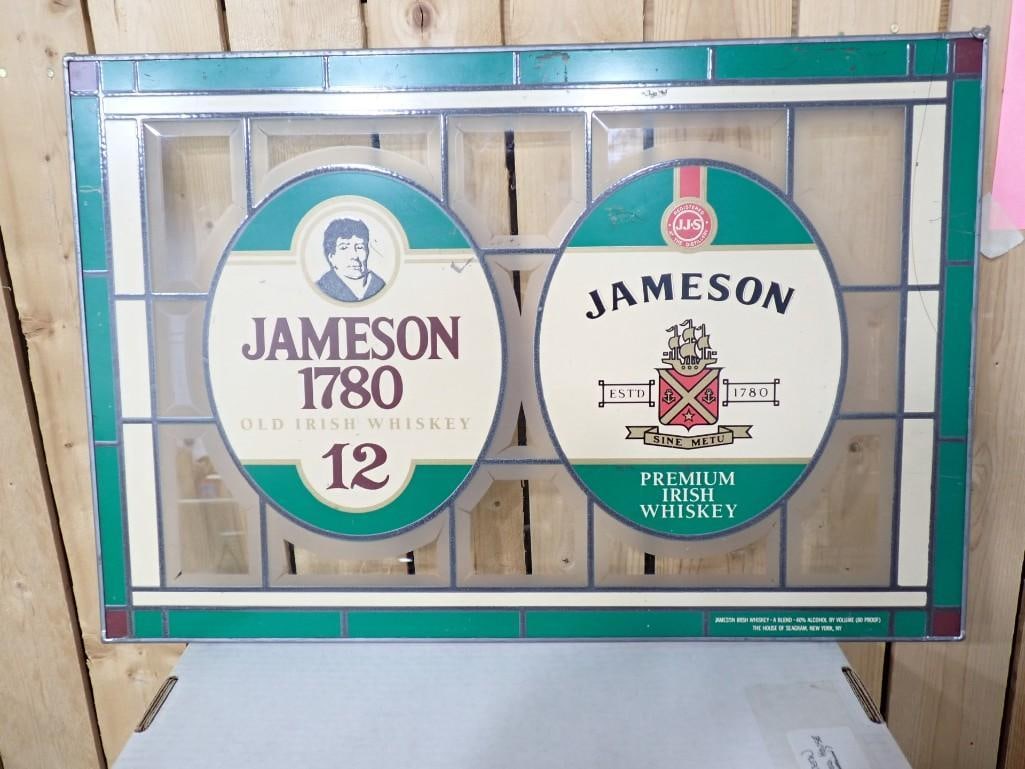 Jameson Whiskey Stained Glass Bar Wall Hanging (1 of 8)