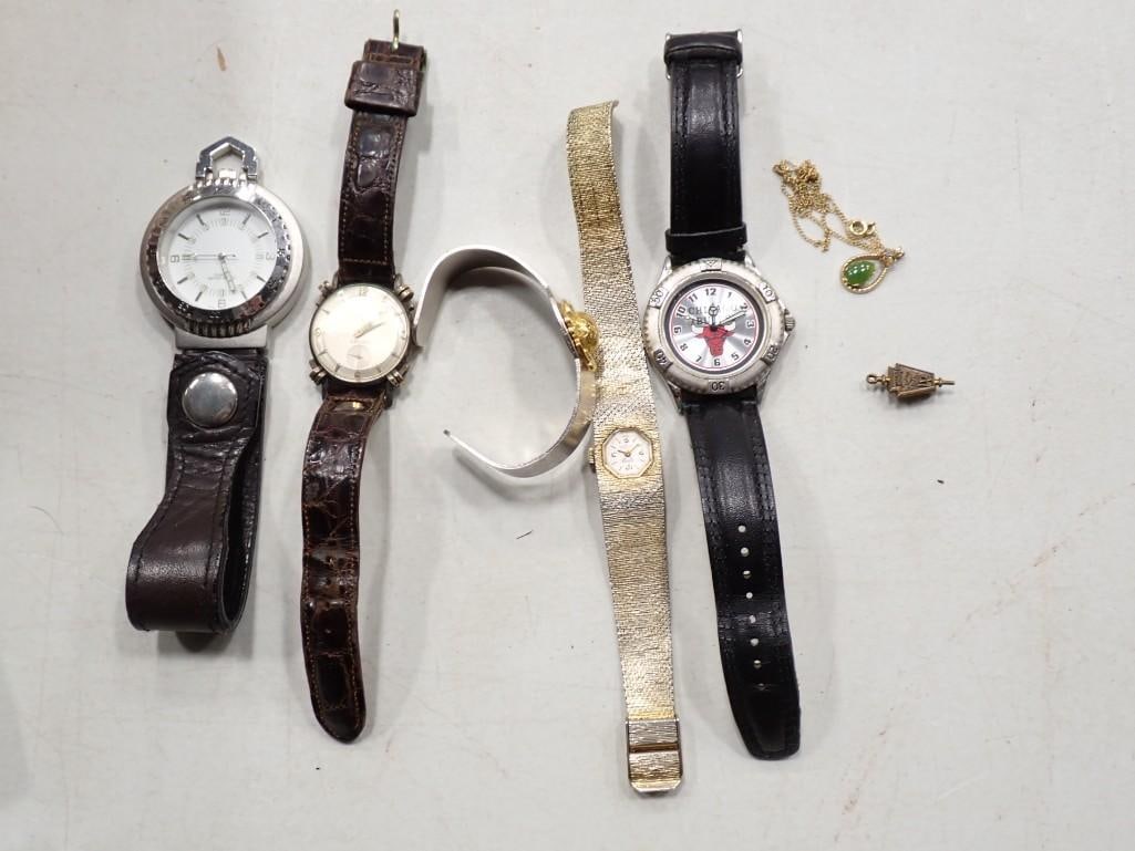 Lot of assorted watches, etc. including Chicago Bulls, Gruen, etc (1 of 7)