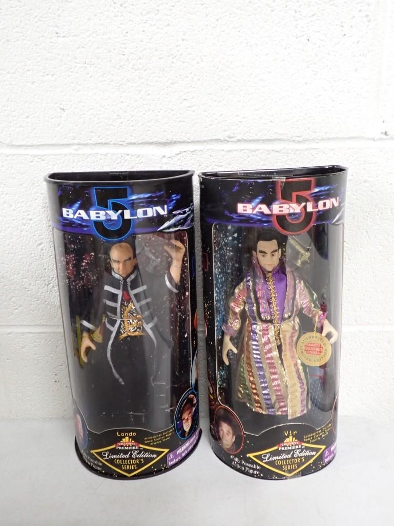 2 Babylon 5 Limited Edition 9" Action Figures incl Londo Mollari and Vir New in Package (1 of 7)