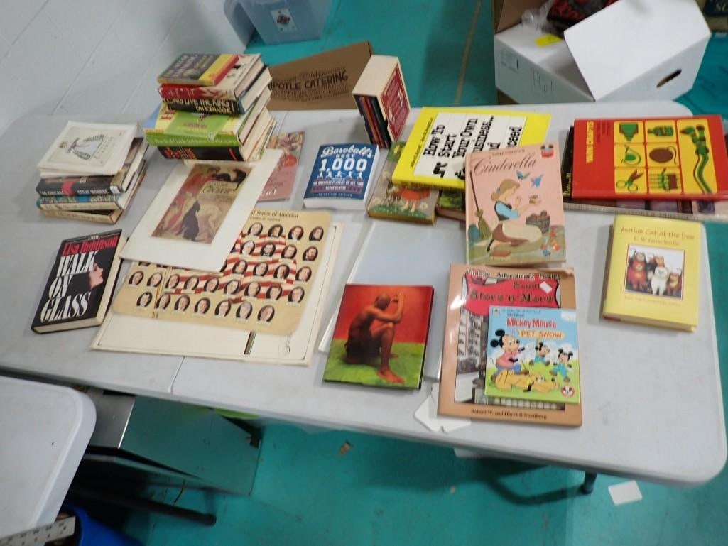 Books, etc incl French Print, Michael Jordan For the Love of the Game, Baseball's Best 1000, (1 of 14)