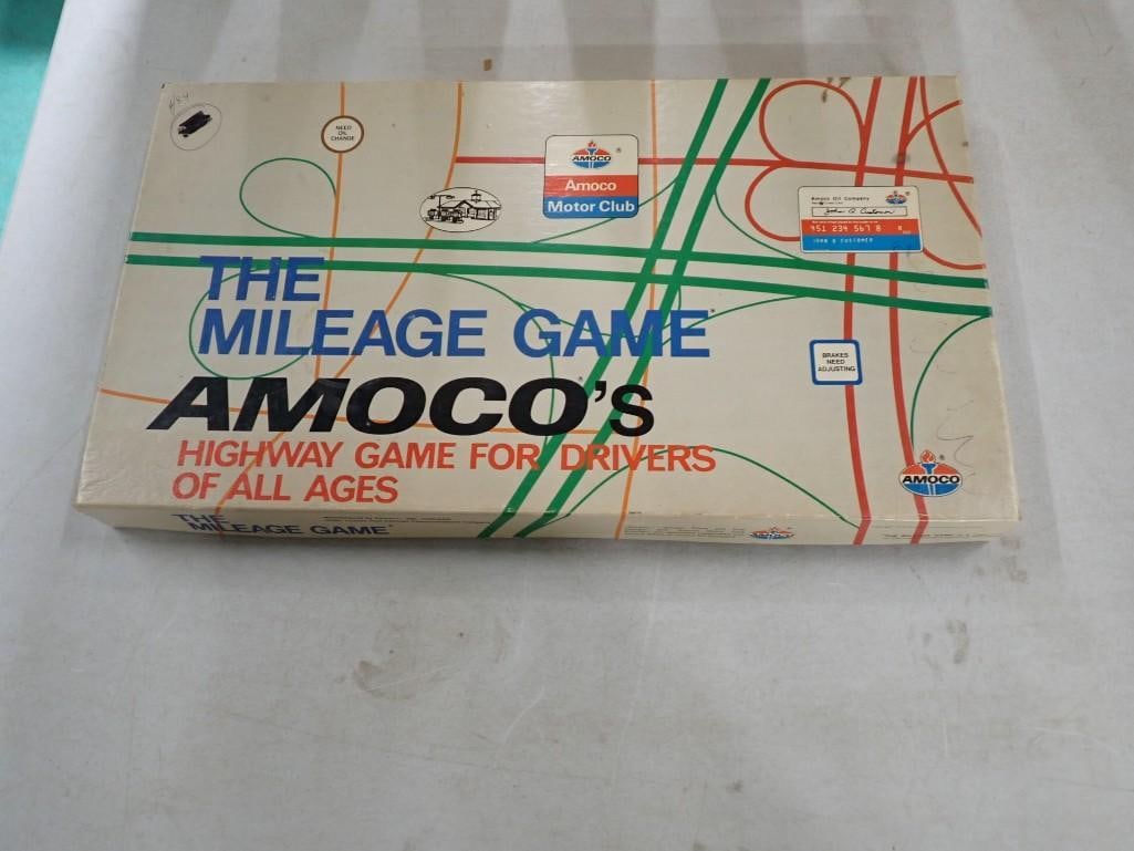 Vintage Amoco's The Mileage Board Game - comes with everything as shown: Vintage Amoco's The Mileage Board Game - comes with everything as shown