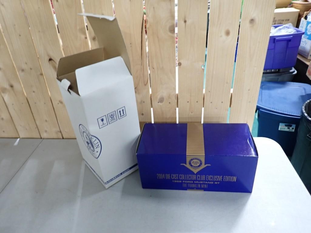 Franklin Mint 2004 Die-Cast Collector Club Exclusive 1968 Ford Mustang GT (1 of 5)