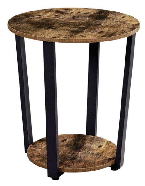 Eknitey Home Decor Side Table - New in Open Box - Rustic Brown (1 of 7)