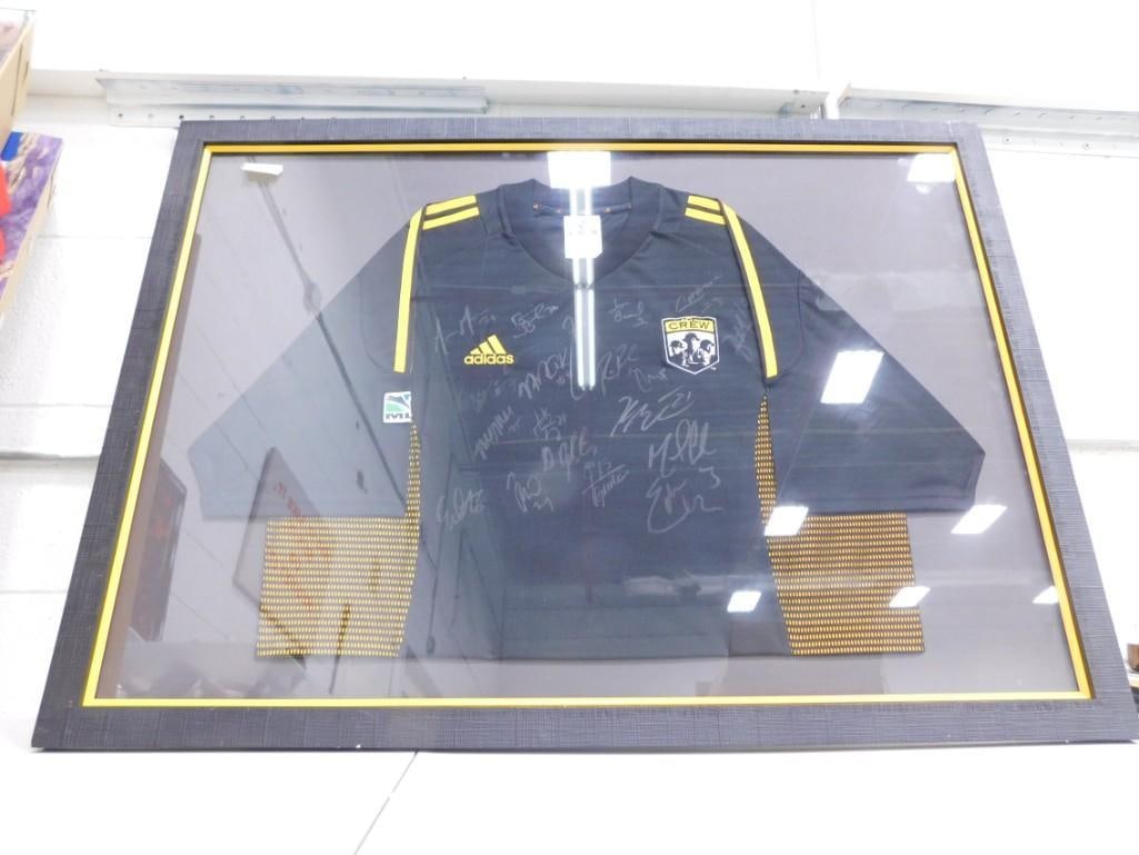 Columbus Crew Signed Team Jersey (Brian McBride) No COA Approx 39" x 28 1/2" (1 of 12)