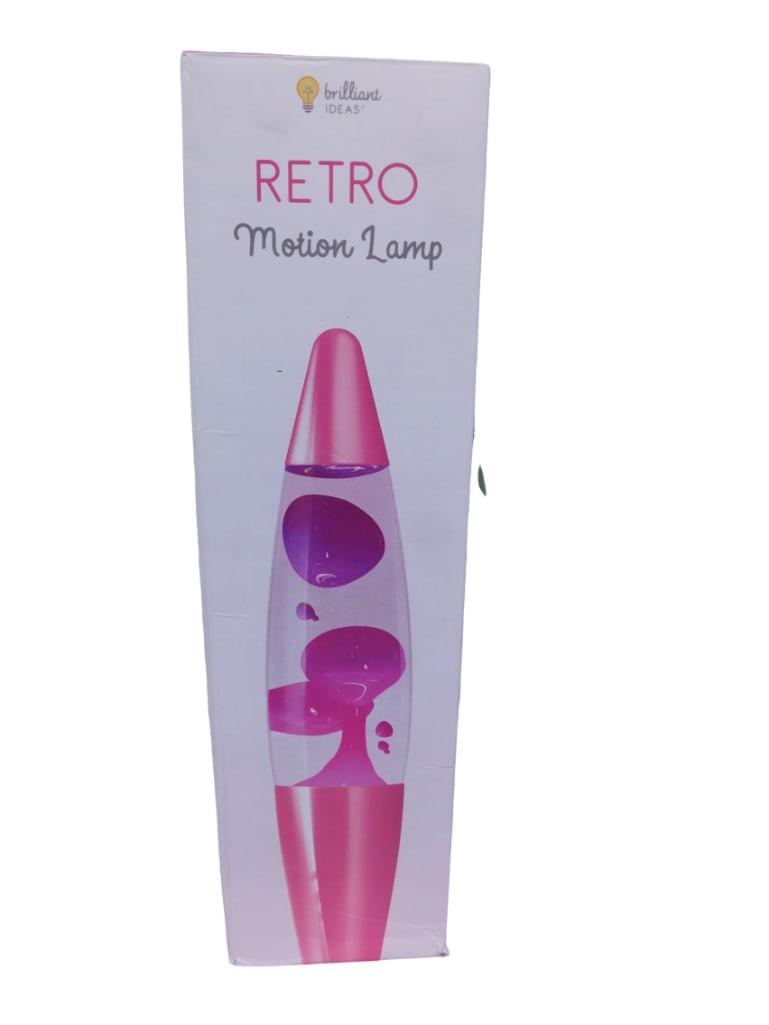 Retro Motion Lamp PInk and Purple New Lava Lamp (1 of 3)