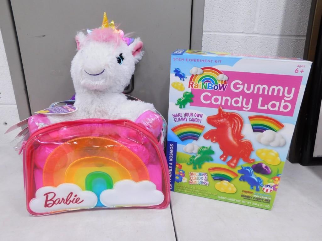 Barbie Dreamtopia Unicorn Doctor Set and Rainbow Gummy Candy Lab: Barbie Dreamtopia Unicorn Doctor Set and Rainbow Gummy Candy Lab