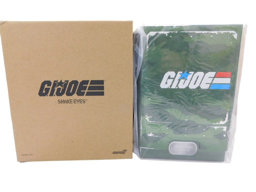 GI Joe Snake Eyes Action Figure Super 7 Ultimates New and Factory Sealed with Original Shipper: GI Joe Snake Eyes Action Figure Super7 Ultimates New and Factory Sealed with Original Shipper