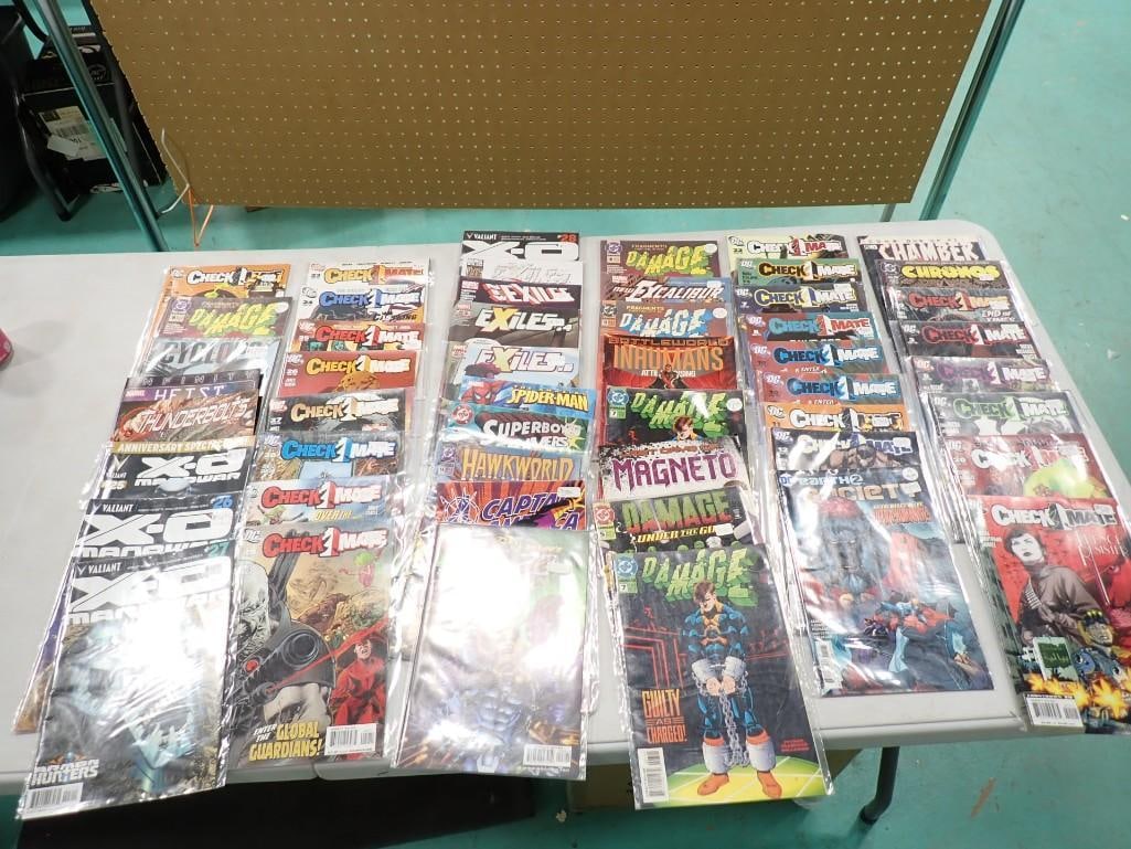 50 Comic Books incl Cyclops, Check Mate, Thunderbolts, Infinity Heist, X-O (1 of 9)
