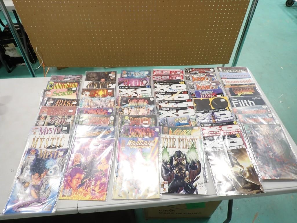 50 Comic Books incl Scion, Key Issue Crux, The New Shadowhawk, (1 of 8)