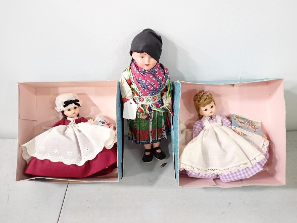 3 Dolls incl Madame Alexander Marme, 7815, Madame Alexander Meg 7814, (1 of 8)