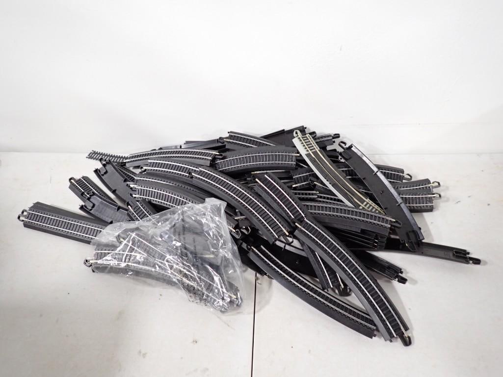 Asst HO Scale Model RR Track incl Bachmann EZ Track Model Railroad Train Track (1 of 9)