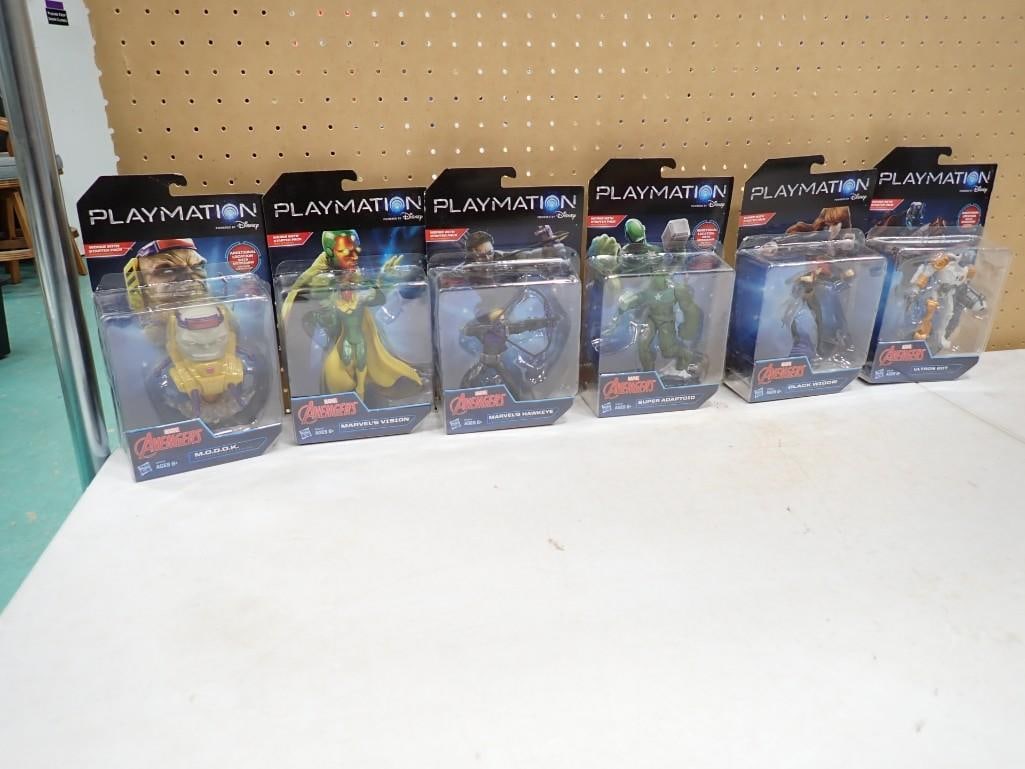 Lot of 6 Disney Playmation Marvel Avengers Action Figures - New in package (1 of 9)