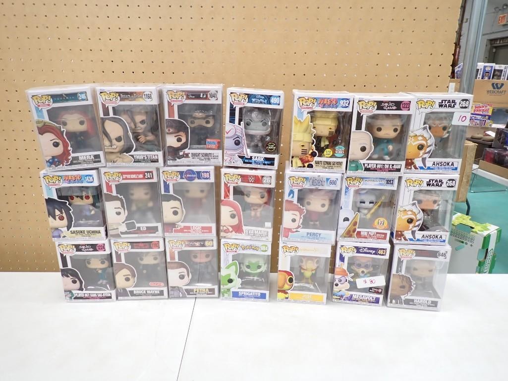 Lot of 21 New in Package Assorted Funk Pop! Action Figures / Figurines - Walt Disney, Squid Games, S (1 of 13)
