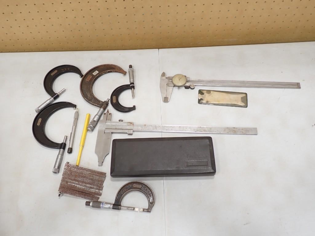 Precision Tool incl Micrometers and C Clamps, etc (1 of 9)