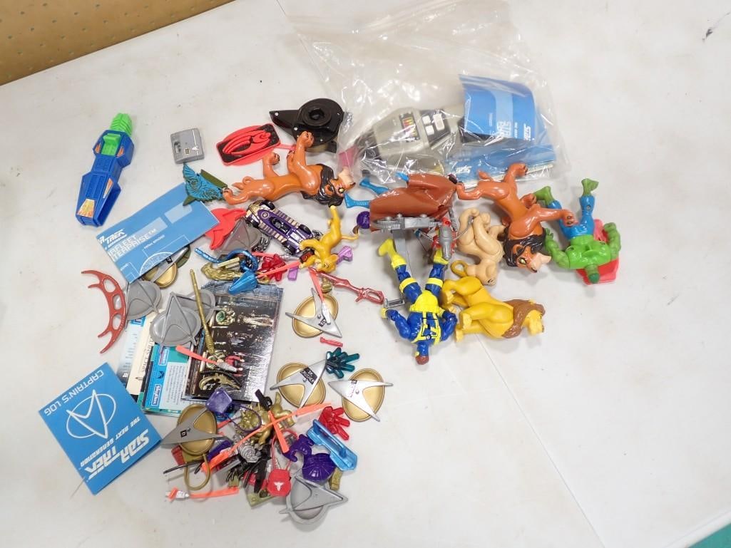 Lot of Small Toys incl Star Trek, Lion King, The Incredible Hulk Action Figure, etc (1 of 14)