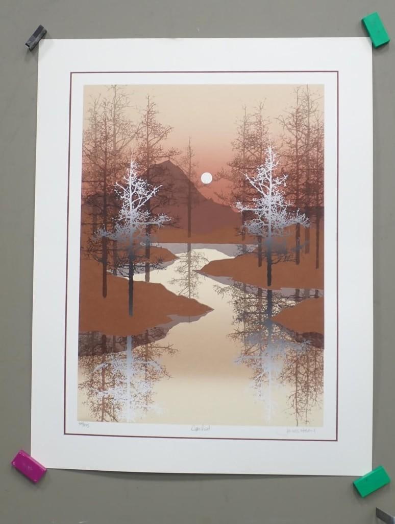 James Hagen "Copper Point" Lithograph Pencil Signed and Numbered (1 of 3)
