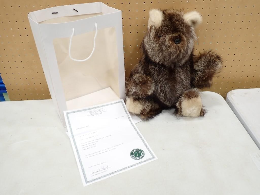 Genuine Fur Teddy Bear (1 of 12)