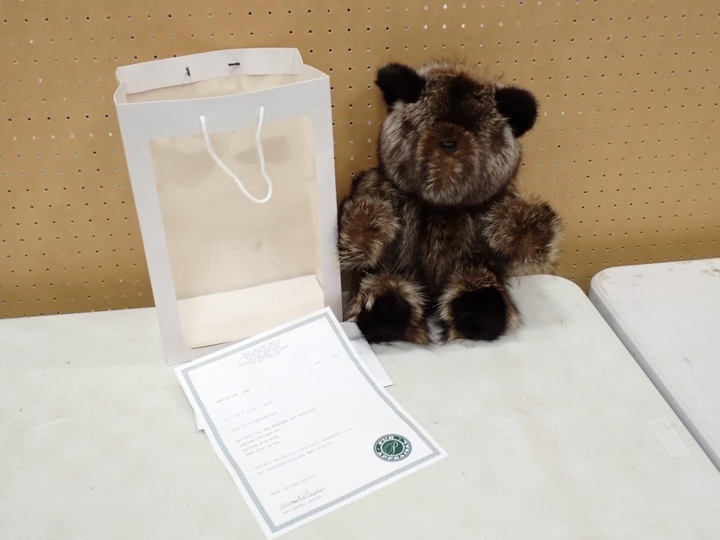 Genuine Fur Teddy Bear (1 of 13)