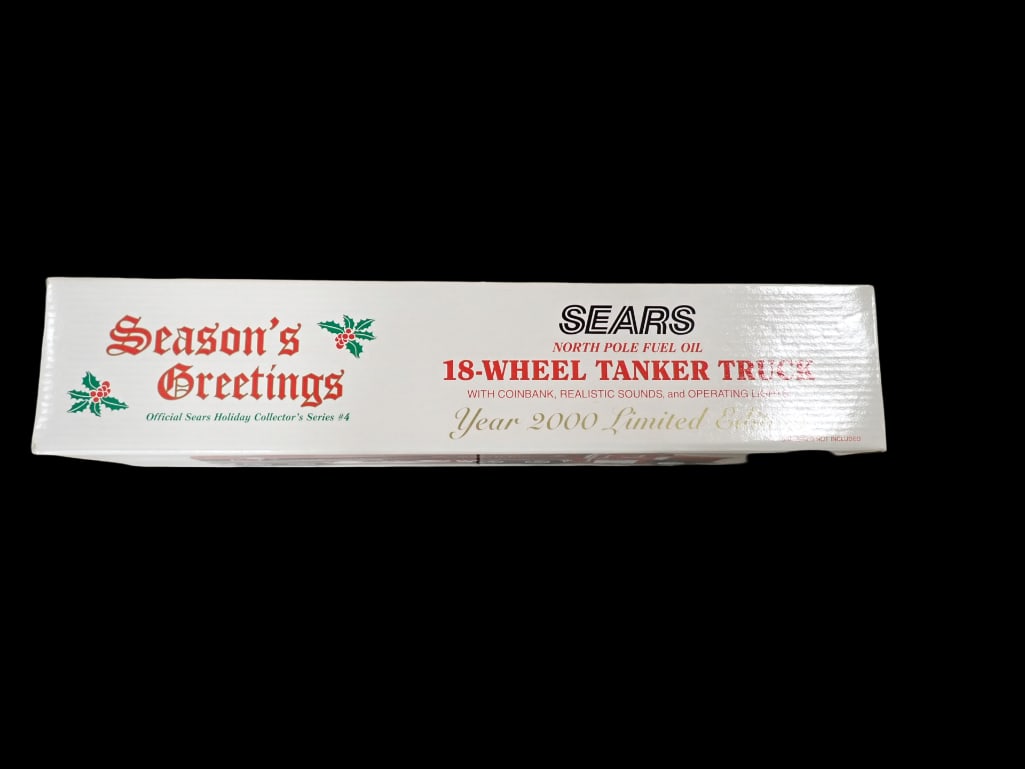 Sears Christmas Santa 18 Wheel Tanker Truck 1:18 Scale New in Box with Shipper (1 of 6)
