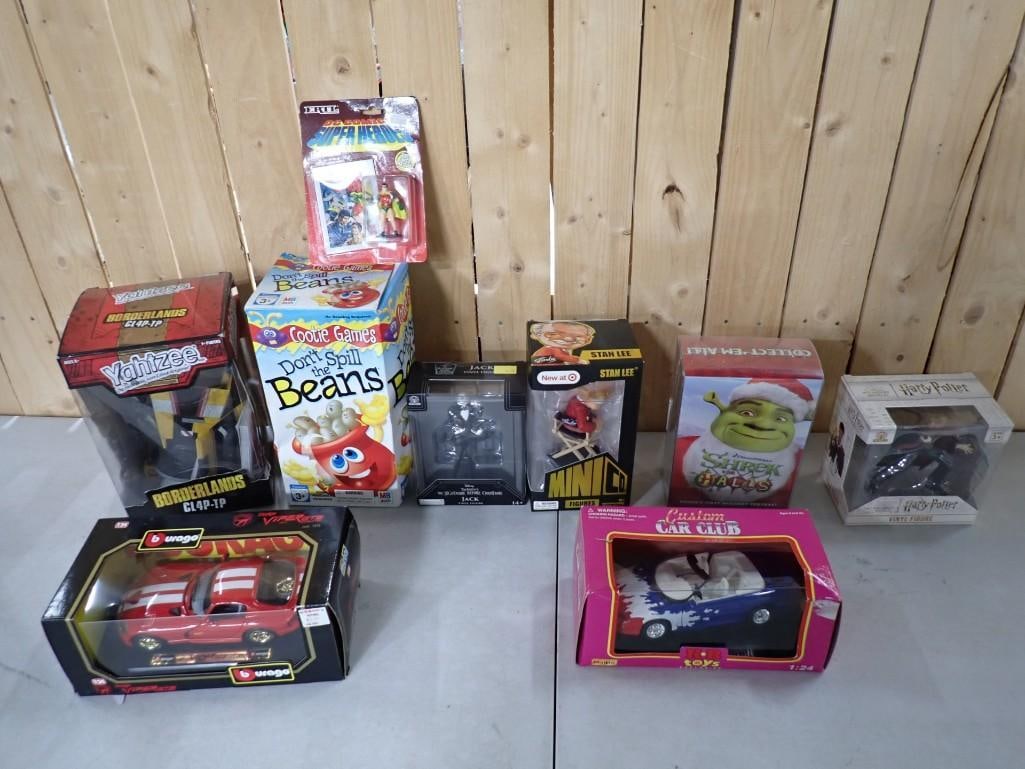 Toy and Collectibles Lot incl Stan Lee Figure, Harry Potter, Die Cast Cars, Nightmare Before Christm (1 of 8)