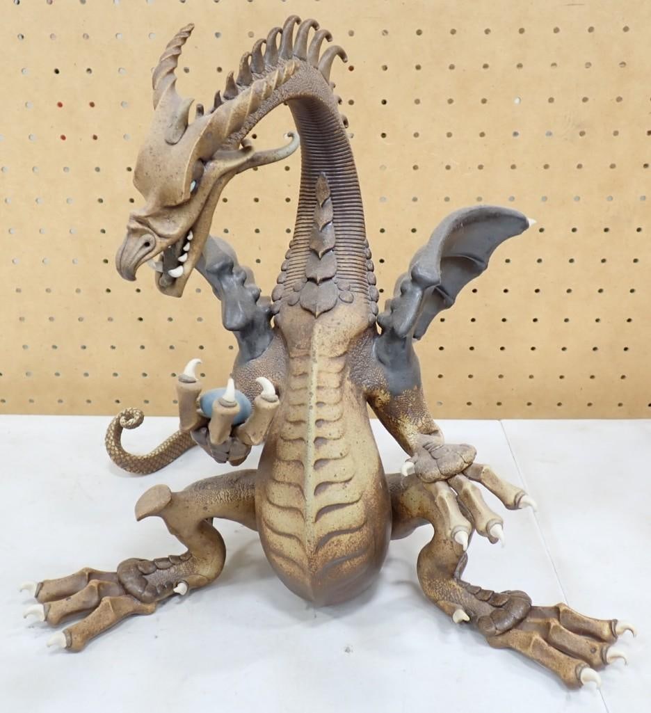 Dennis Thompson Stoneware Sculpture Dragon (1 of 15)