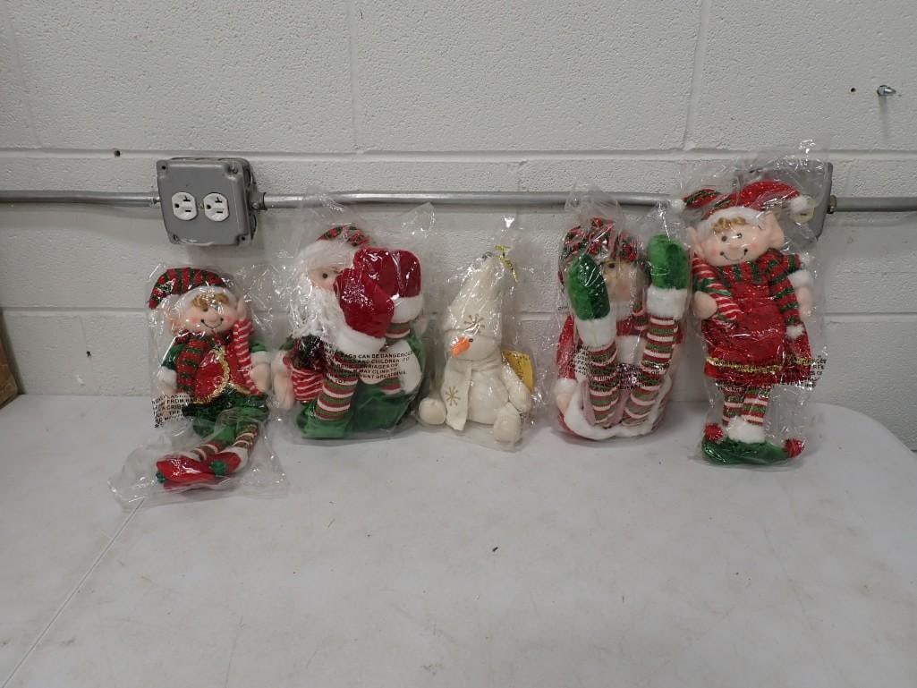 Christmas and Winter Decor incl Elves, Snowman, Mrs Claus, etc: Christmas and Winter Decor incl Elves, Snowman, Mrs Claus, etc