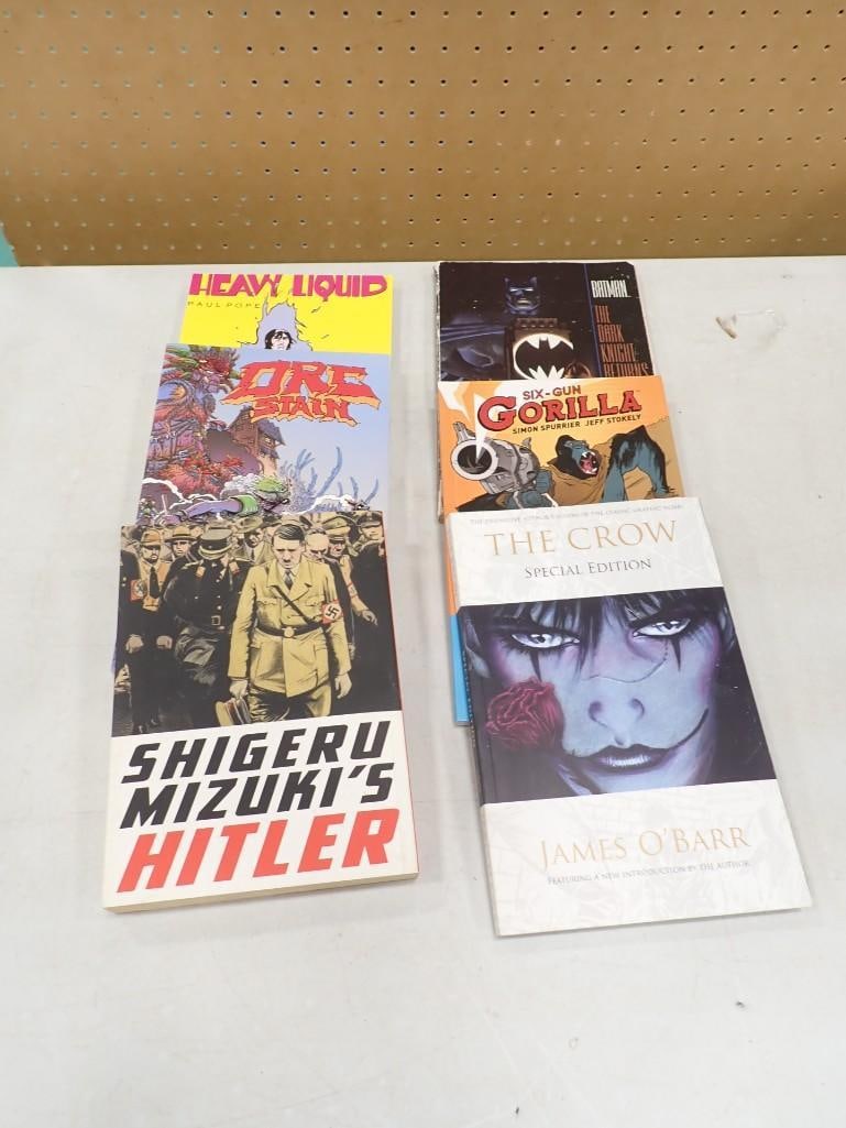 Graphic Novels incl Batman, Six Gun Gorilla, Heavy Liquid, The Crow, etc: Graphic Novels incl Batman, Six Gun Gorilla, Heavy Liquid, The Crow, etc