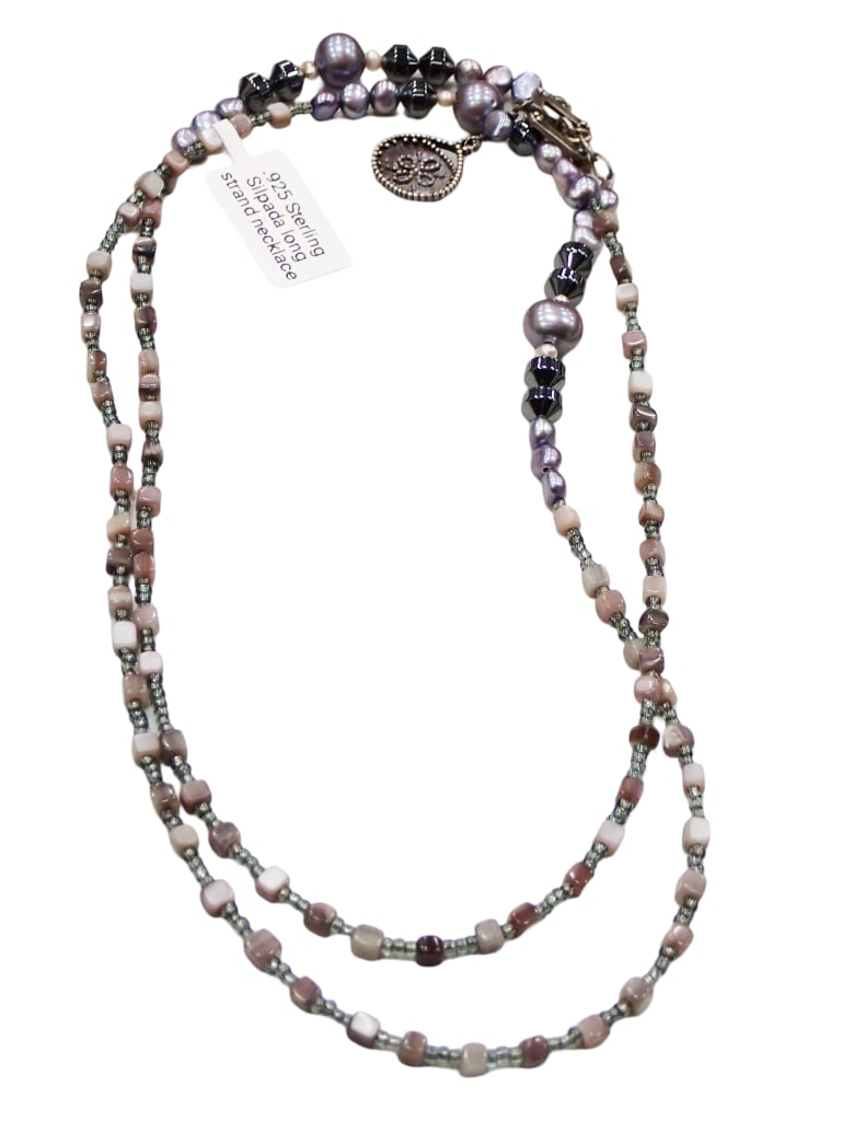 .925 Sterling Silpada Long Strand Necklace: .925 Sterling Silpada Long Strand Necklace Live Auctioneers is now offering Live Shipping through them. This is an optional payment/shipping system. If you would like to use the UPS Store as usual, pl