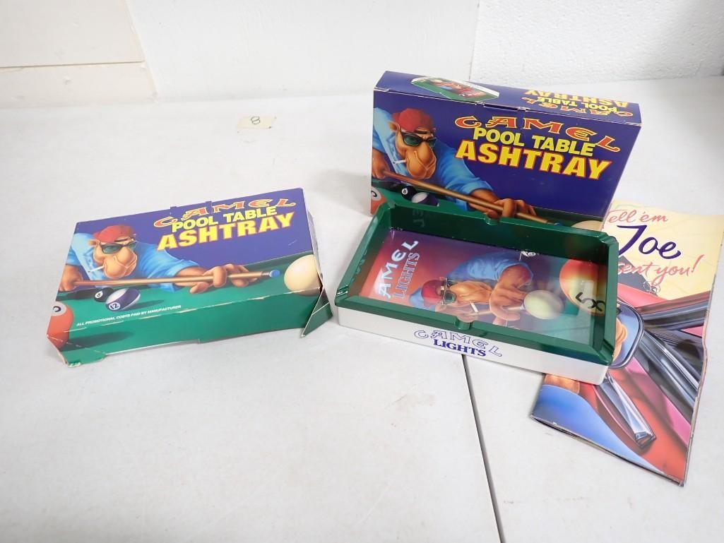 2 Joe Camel Pool Table Ashtrays in Original Boxes (1 of 10)