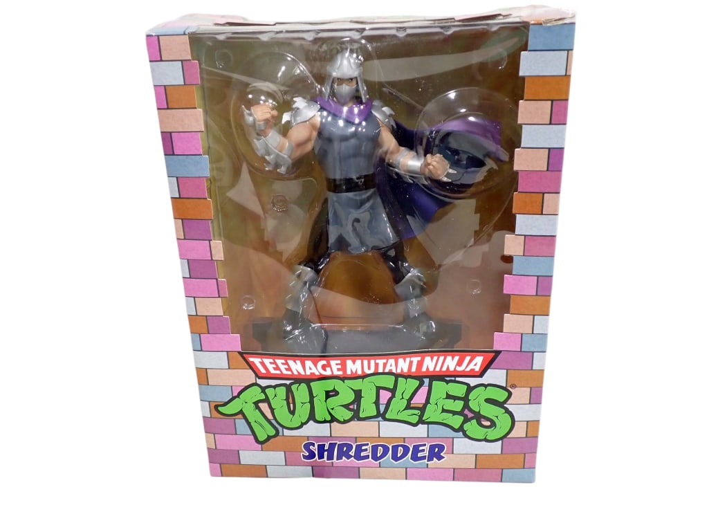 Teenage Mutant Ninja Turtles Shredder Figure TMNT New in Box: Teenage Mutant Ninja Turtles Shredder Figure TMNT New in Box Live Auctioneers is now offering Live Shipping through them. This is an optional payment/shipping system. If you would like to use the UPS 