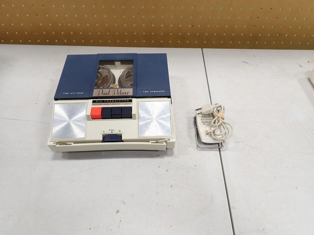 Vintage Ross Dual Deluxe Six Transistor Reel To Reel Tape Recorder / Player (1 of 5)