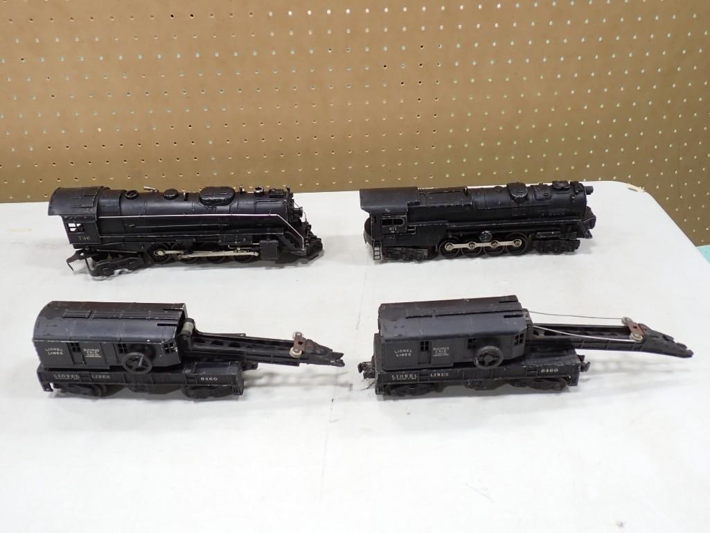 Lot of 4 Lionel Trains including engines 736 671 and two 6460 (1 of 17)