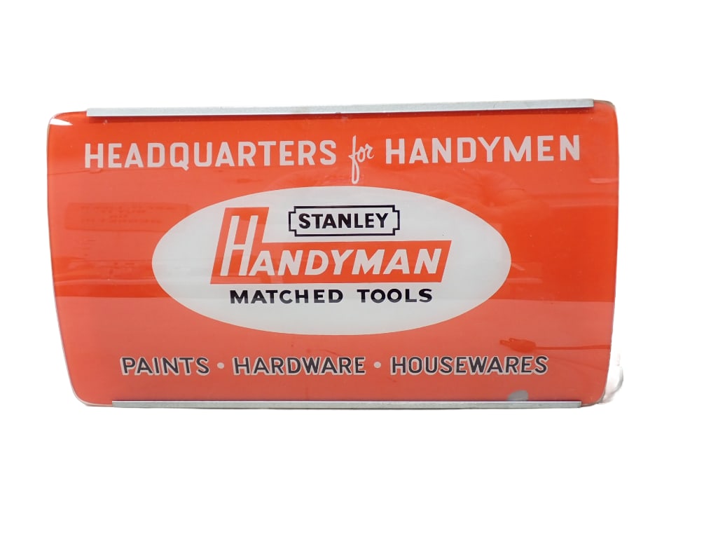 Vintage Stanley Handyman matched Tools Lighted Sign (1 of 10)