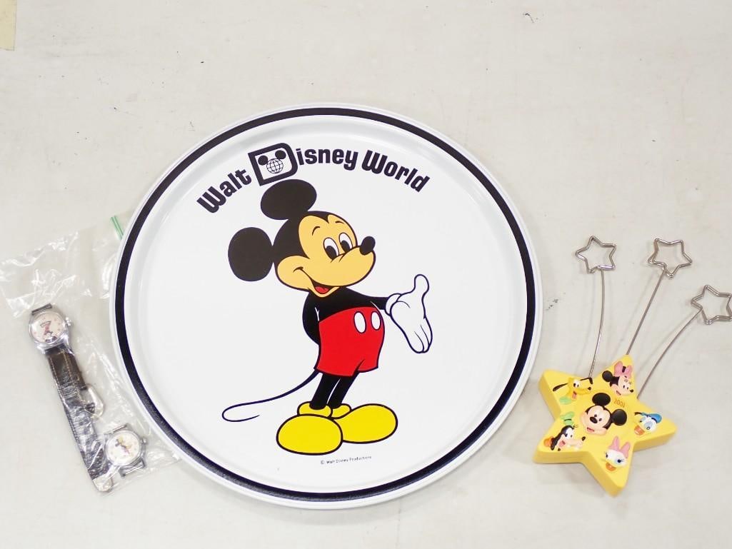 Mickey Mouse and Hop-A-Long Cassidy Watches, Disney Mickey Mouse Metal Tray, Disney Note Holder: Mickey Mouse and Hop-A-Long Cassidy Watches, Vintage Disney Mickey Mouse Metal Tray, Disney Note Holder Live Auctioneers is now offering Live Shipping through them. This is an optional payment/shippi
