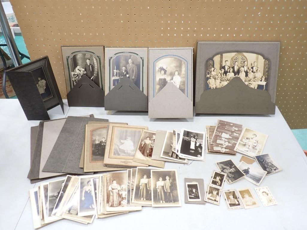 Lot of Vintage Photos, Cabinet Cards, , Photographs, etc. (1 of 16)