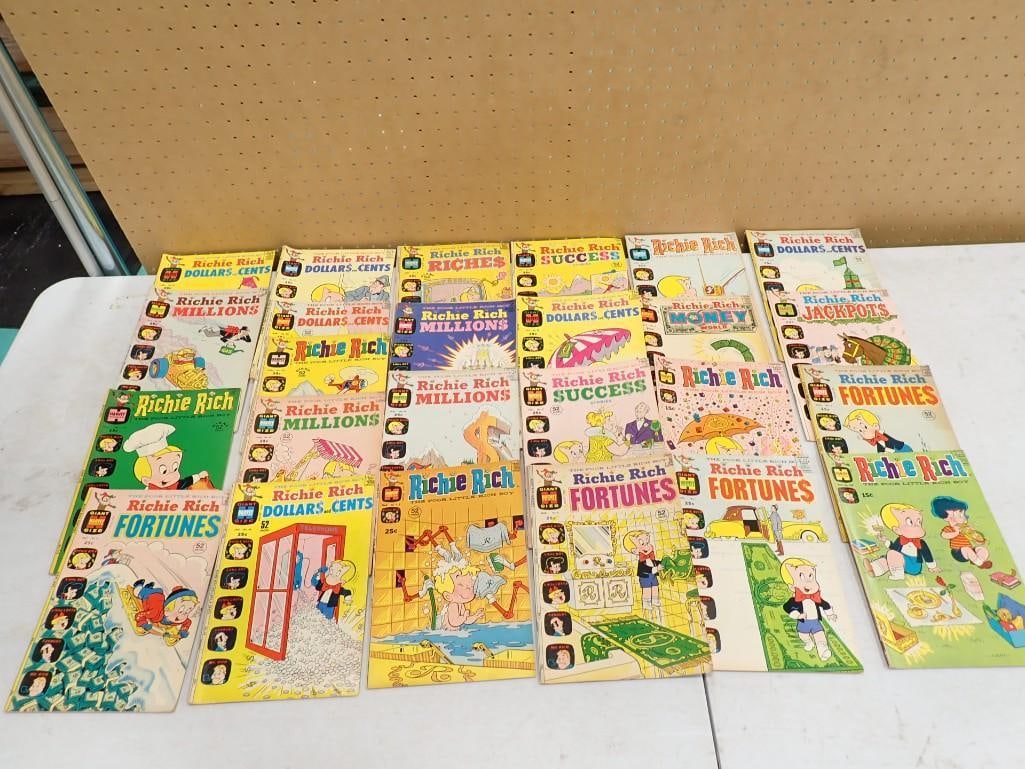25 Asst Richie Rich Comic Books 1970-1973 (1 of 11)