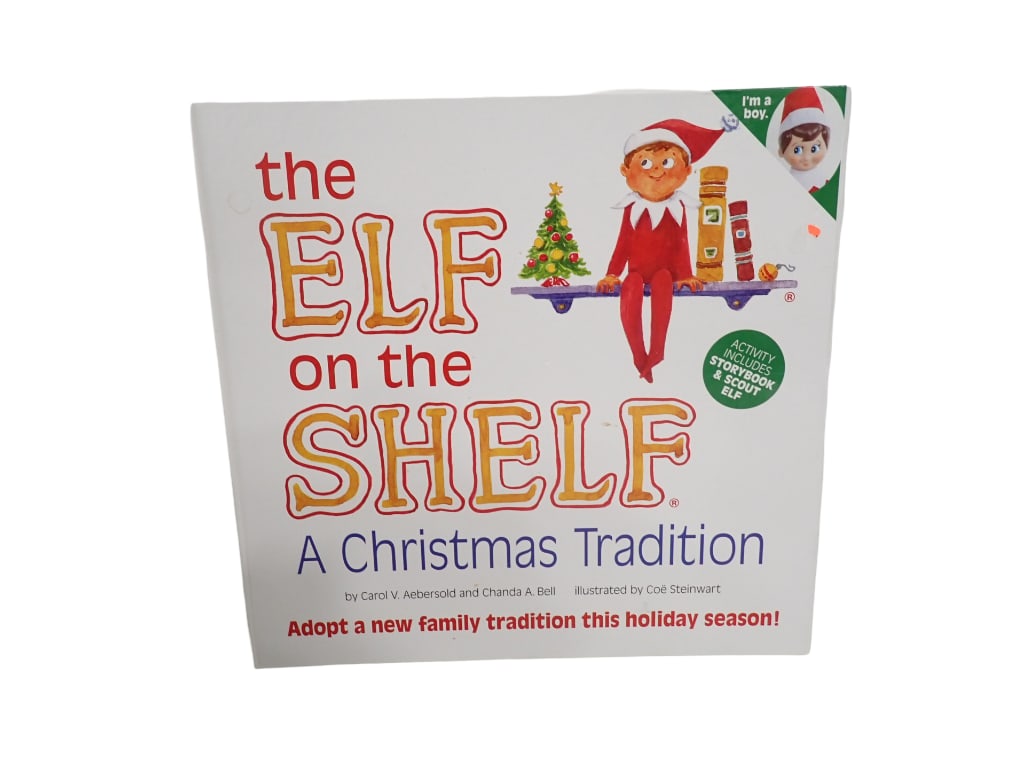 The Elf on the Shelf A Christmas Tradition New in Box: The Elf on the Shelf A Christmas Tradition New in Box Live Auctioneers is now offering Live Shipping through them. This is an optional payment/shipping system. If you would like to use the UPS Store a